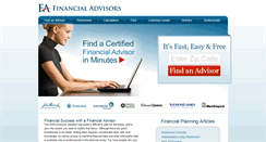 Desktop Screenshot of financialadvisor.net